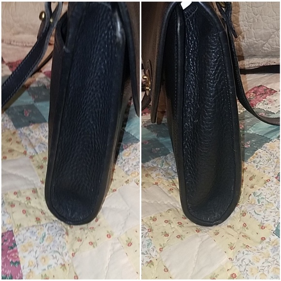 vintage Dooney & Bourke Cavalry portfolio black - Picture 3 of 8